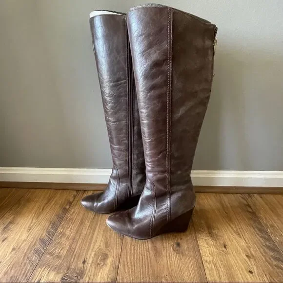 Marc Fisher Brown Tall boots size 7 M - Picture 2 of 9